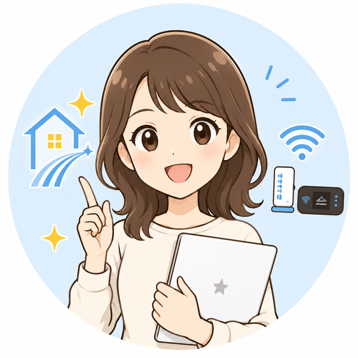 ひかりんねっと案内役 ひかりんちゃん